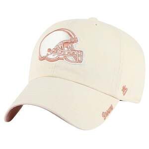 Women's Cleveland Browns '47 Ballpark Cheer Dusty Rose Clean Up Adjustable Hat